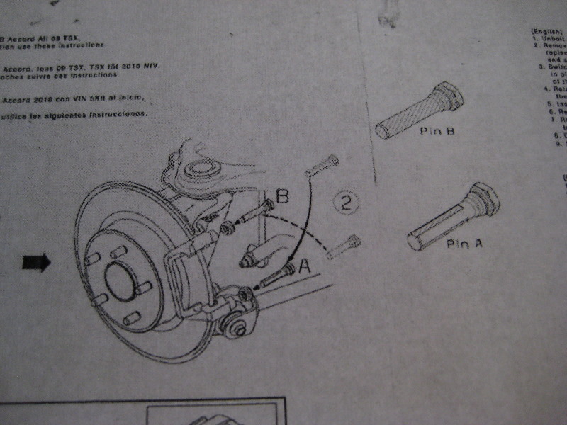 Replacing rear brake pads 2010 honda accord #6