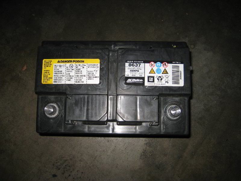 2014 Tahoe OEM Battery - Catalog Number 8637 - Model # 48HPG - 660 CCA 