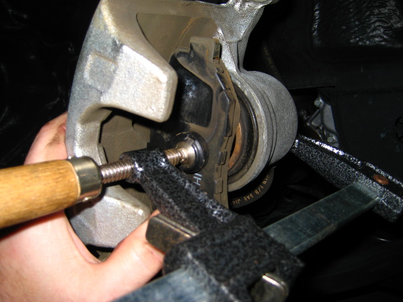 Replacing front brake pads on honda accord #1
