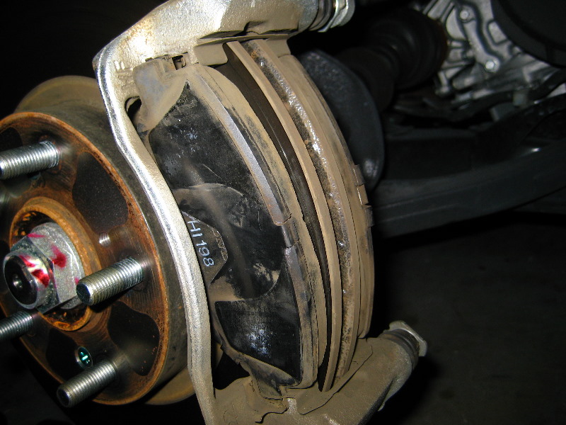 Replacing brake pads on honda accord #3
