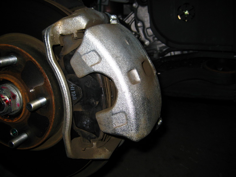 Replace front brake pads honda accord #4