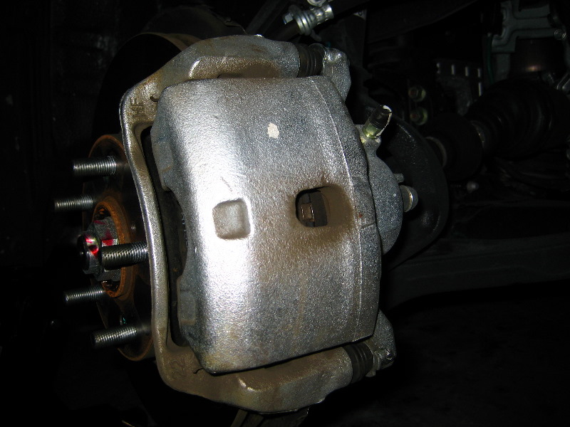 Replace front brake pads honda accord #5