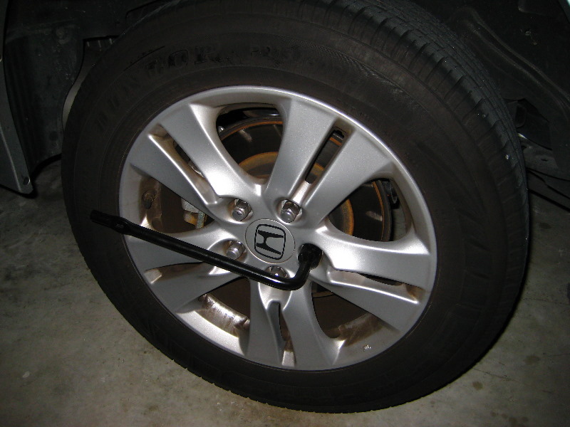 Replacing rear brake pads honda accord