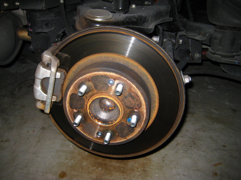 Replacing rear brakes on honda accord
