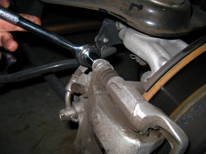 Replacing rear honda accord brake pad #5