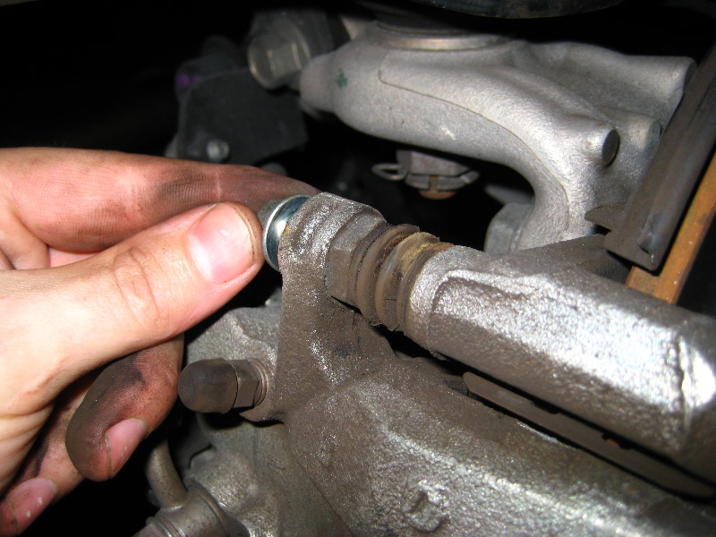 Replacing rear honda accord brake pad #4