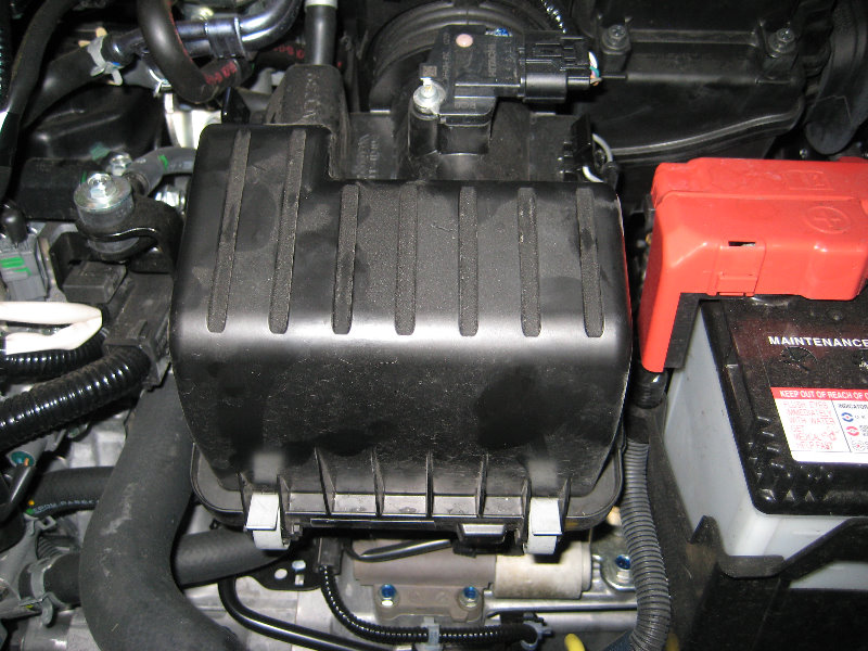 Replace engine air filter honda fit #2