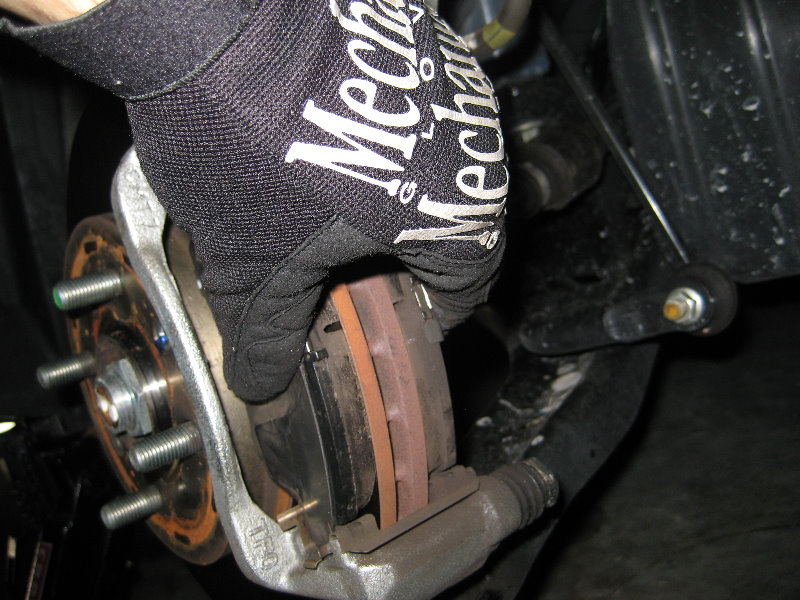 Honda front brake pad replacement