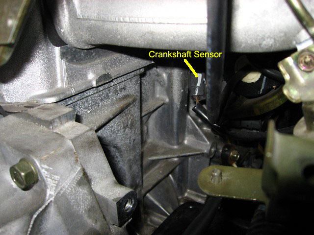 Location of crankshaft position sensor on 2003 nissan altima #2