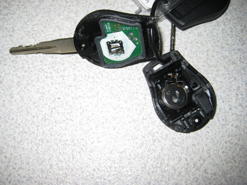How to change battery in nissan cube key fob #5