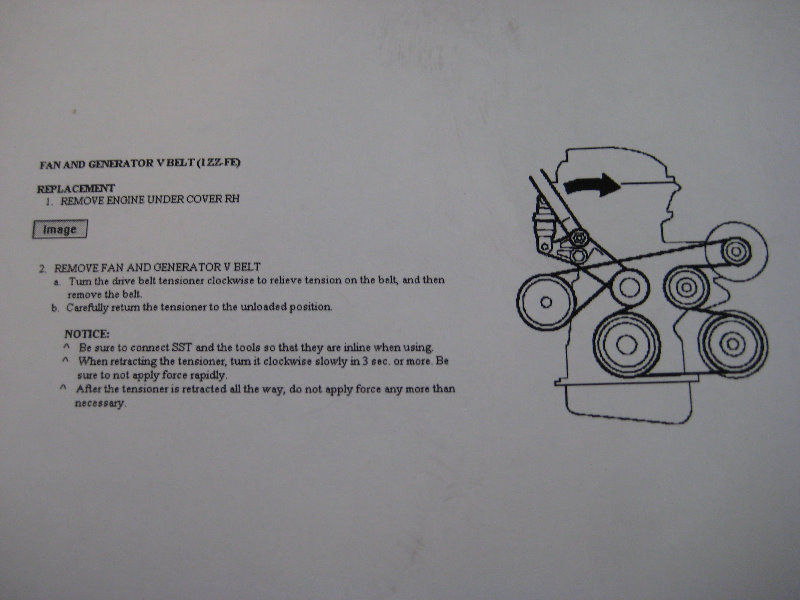 when to replace serpentine belt on toyota corolla #3