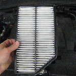 2003-2008 Honda Pilot VTEC 3.5L V6 Engine Air Filter Replacement Guide