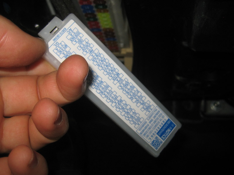 2014 2018 Toyota Highlander Electrical Fuse Replacement Guide 026