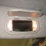 2017-2019 Chrysler Pacifica Minivan Vanity Mirror Light Bulbs Replacement Guide