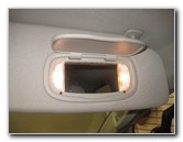 2017-2019 Chrysler Pacifica Vanity Mirror Light Bulbs Replacement Guide