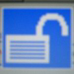 Dell LCD Flat Panel Monitor Padlock Icon Problem