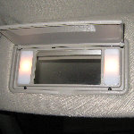 1998-2011 Ford Crown Victoria Vanity Mirror Light Bulb Replacement Guide