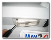 2012 ford escape license plate light socket