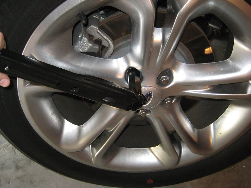 Replacing ford explorer disc brake pads #4