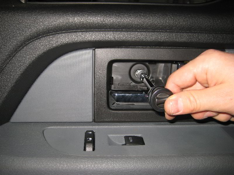 Remove interior door panel ford f 150 #5