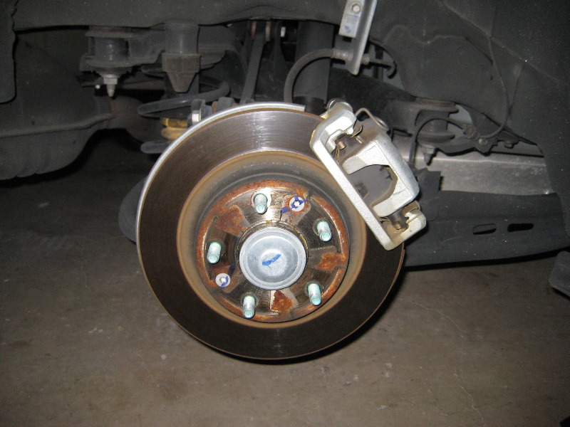 Replacing brake pads ford fusion #4