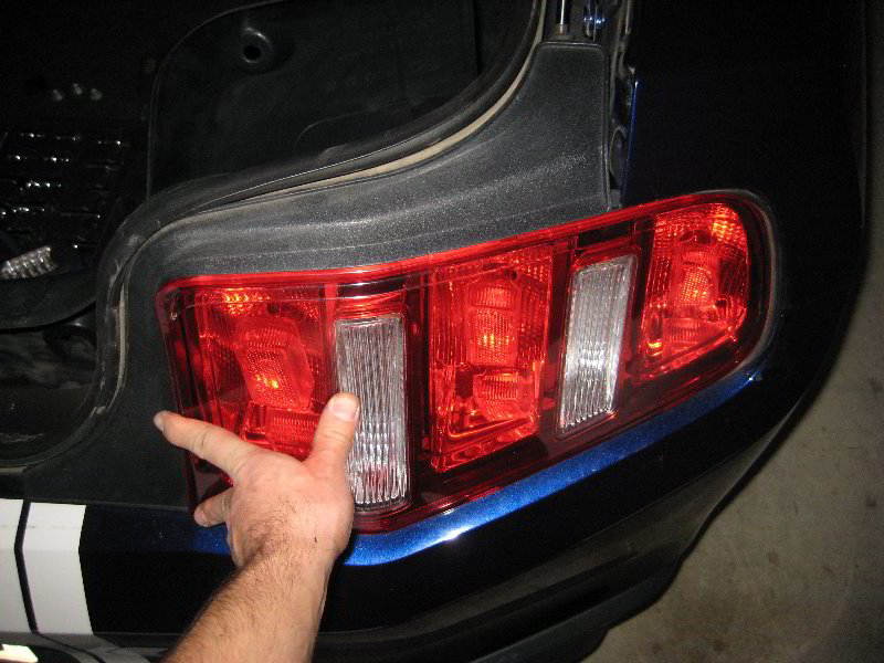 How to change a taillight bulb on a ford mustang #9