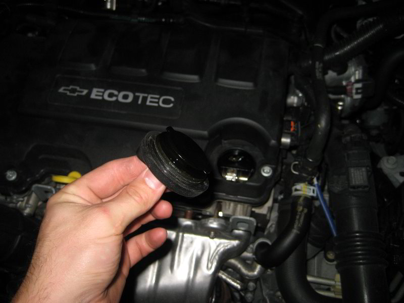 Gm Chevrolet Cruze Ecotec Turbo I4 Engine Oil Change Guide 003