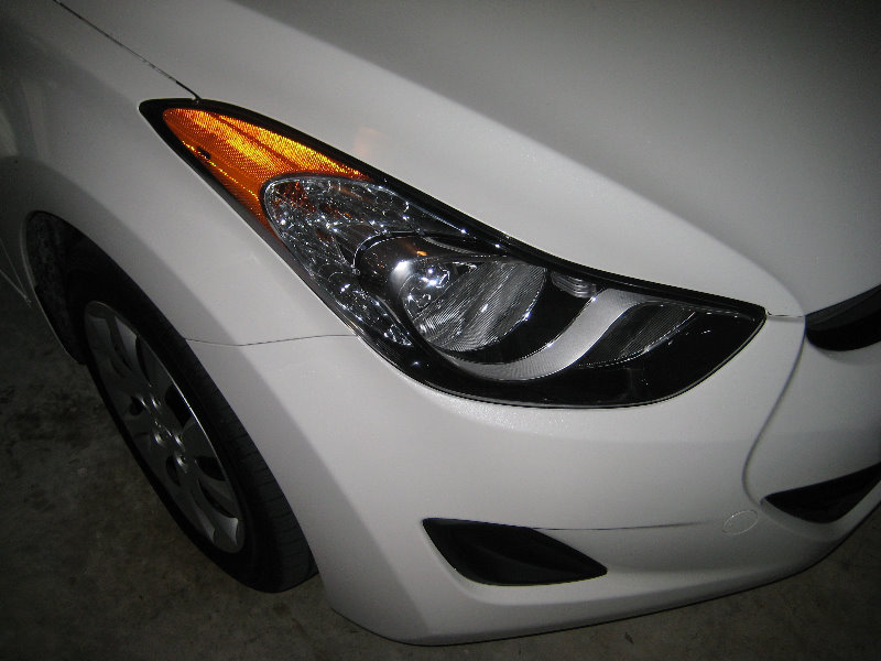 thumbnail image 2 of Pair Black Housing Headlights For 2004-2006 Hyundai Elantra - Driver & Passenger Side 2 of 3