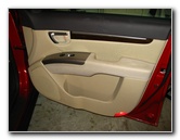 Hyundai Santa Fe Front Door Panel Removal Guide With Pictures - 2007 To 2012 Model Years