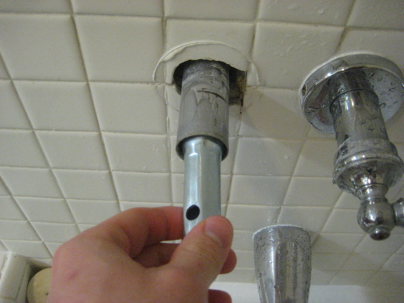 Leaking Shower Tub Faucet Valve Stem Replacement Guide 016