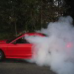 Ford Mustang Cobra Line Lock Burnout Pictures