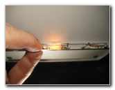 2013-2016-Nissan-Pathfinder-Vanity-Mirror-Light-Bulb-Replacement-Guide-010