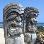 Pu'uhonua o Honaunau Park - Big Island, Hawaii