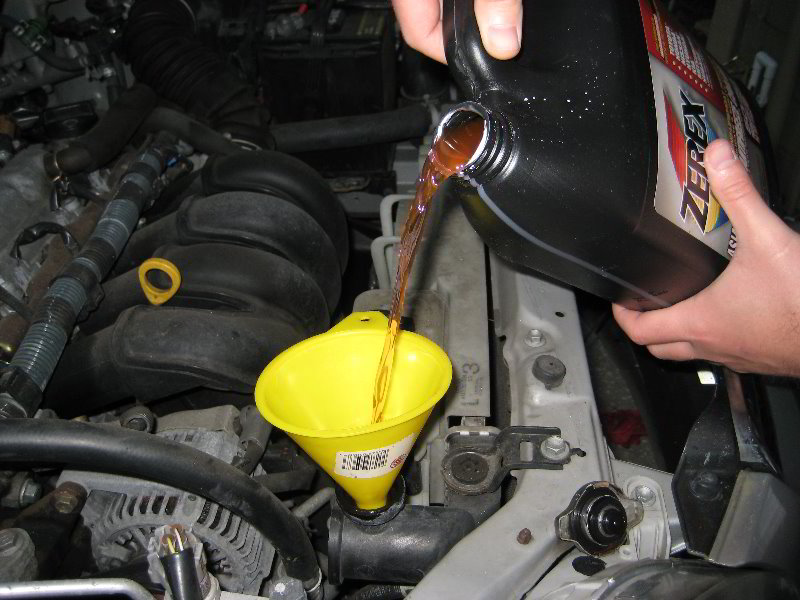 ToyotaCorollaCoolantChangeRadiatorDrainRefillGuide025