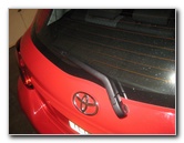 2012-2016 Toyota Yaris Rear Window Wiper Blade Replacement Guide